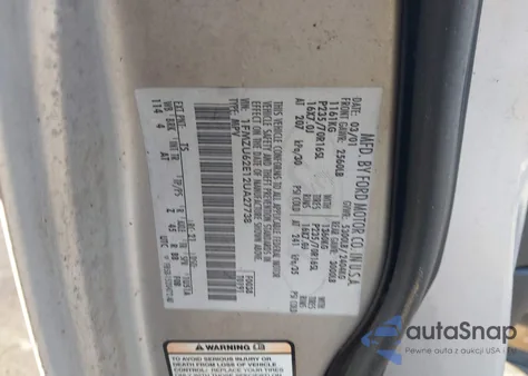 2002 Ford Explorer Xls z USA, uszkodzony, nr VIN 1FMZU62E12UA27738